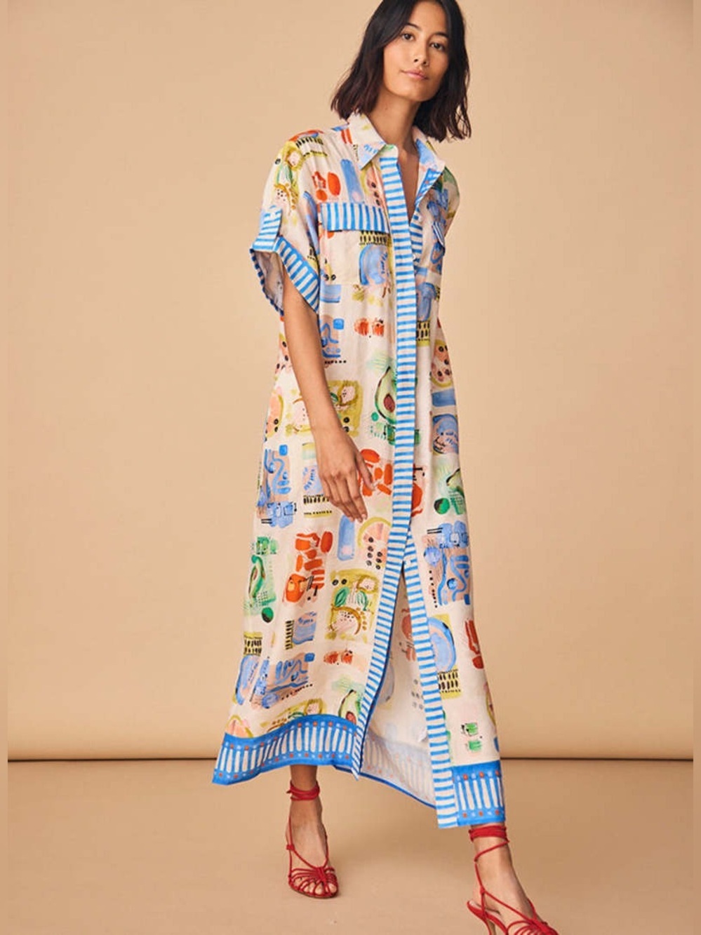 HUNTER BELL
CHARLOTTE DRESS - CITRUS GROVE